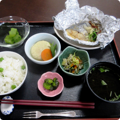 月1回のお楽しみメニュー